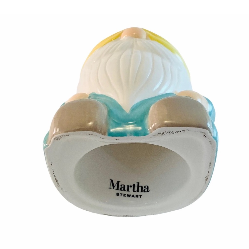 NEW Martha Stewart Beehive Bee Gnome Ceramic Canister Jar Candle 20.5 oz π - Picture 7 of 9
